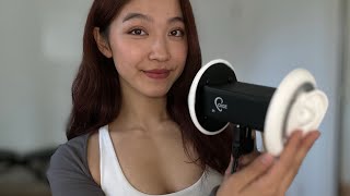 ASMR whisperingg DEEEEEP in your ears 👂🏼 Ear Rubbing & Tapping! (ft. Dossier)