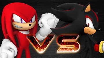 Knuckles VS Shadow (Sonic The Hedgehog) -Stick Nodes Rumble