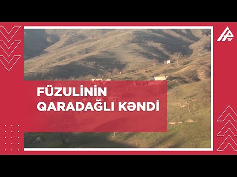 Ermənilərin viran qoyduğu Füzulinin Qaradağlı kəndi - ŞƏRHSİZ