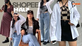 SHOPEE TRY-ON HAUL ft. LOVITO 🤍 | cute and affordable outfits