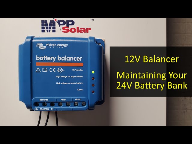 Maintaining a 24V+ Battery Bank with a Victron 12V Battery Balancer 