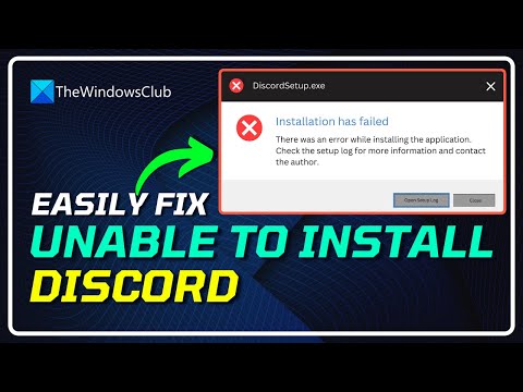 How to Fix DISCORD Installation Has Failed on Windows PC? [windows 11/10]