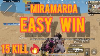 Mi̇ramarda Easy Wi̇nn 15 Ki̇lls Pubg Mobi̇le