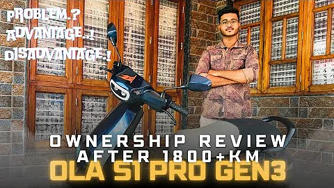 Ola S1 Pro Gen3 "Ownership Review After 1800Km - Problems faced" #olaelectric #olas1progen3 #ola