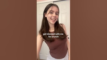 Get dressed with me for brunch!🤍  #gdwm