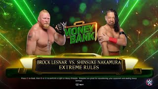 WWE 2K23 Money In The Bank : Brock Lesnar Vs Shinsuke Nakamura