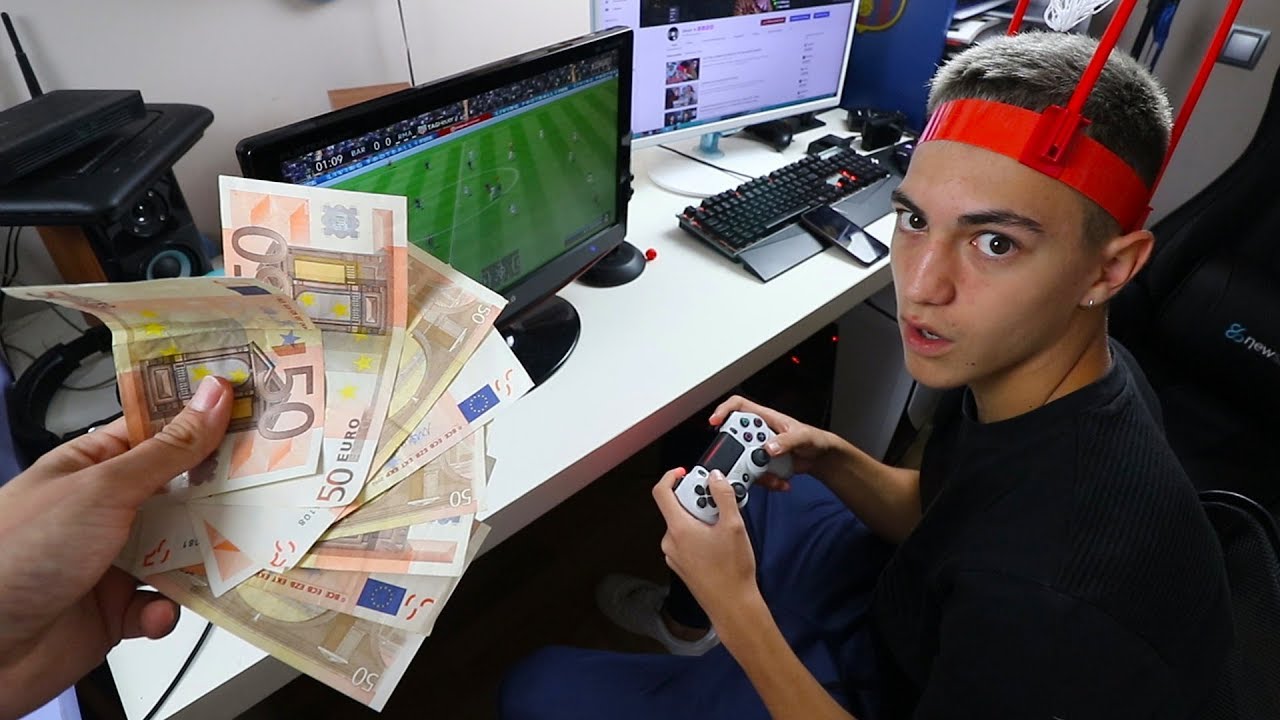 LE DOY 50€ a MI HERMANO por cada GOL en FIFA 19