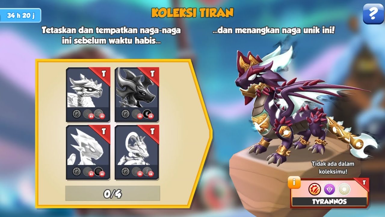 Memulai Tyrant Event Dml Dragon Mania Legends Youtube