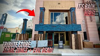 Halloween Horror Nights 35 Update | Tribute Store Returns, Scare Zones + Evil Dead Merch!