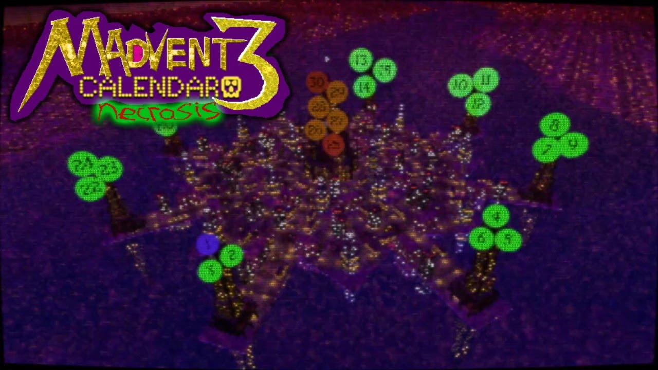 Haunted PS1 Madvent Calendar 3 Necrosis - All Games Playthrough