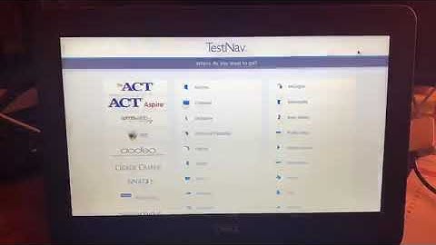 Logging into testnav