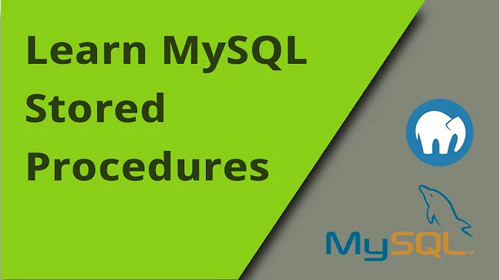 Learning MySQL - Stored Procedures