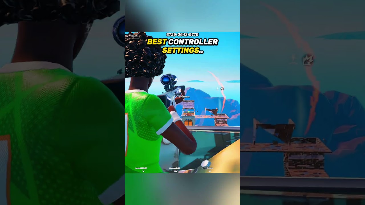 PRO Controller Settings for INSANE AIM 🎯 #fortnite #shorts