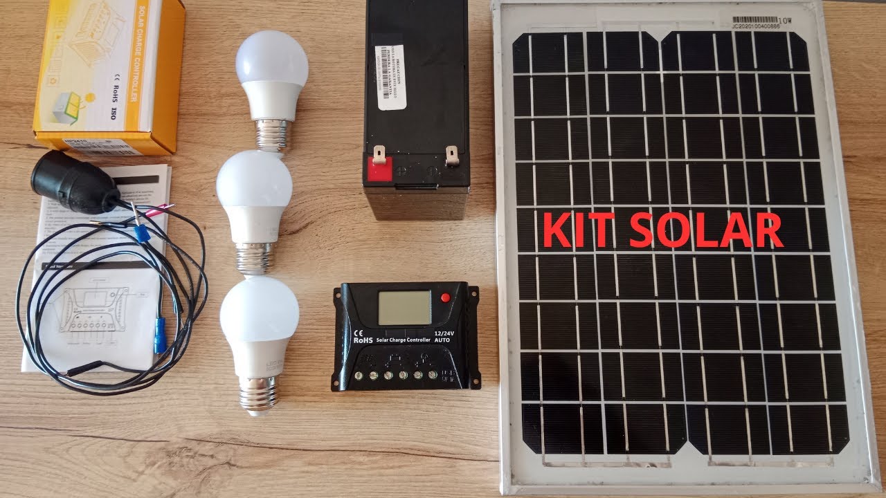 KIT SOLAR 10W ILUMINACIÓN | principiantes