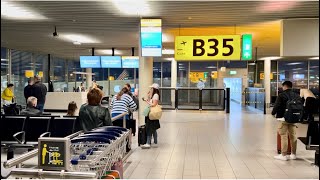 Lufthansa - Delayed Flight (Weather + Problems at the Gate) Amsterdam Schiphol to Munich, Germany