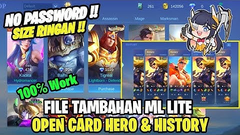 Data Open Full All Card Hero + Fix History Patch Terbaru | Data Tambahan Card Hero Terbaru