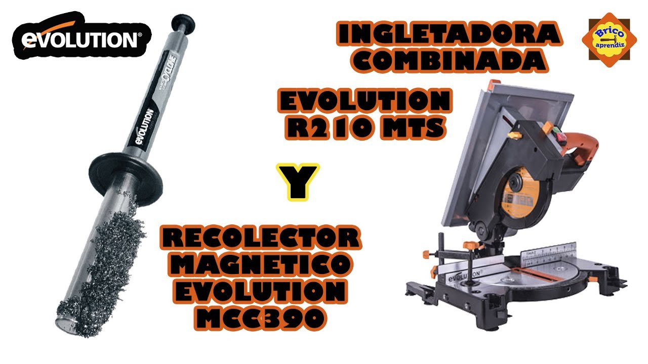 INGLETADORA R210 MTS Y RECOLECTOR MAGNÉTICO MCC390 EVOLUTION - YouTube