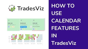 How to use calendar features in TradesViz Trading Journal