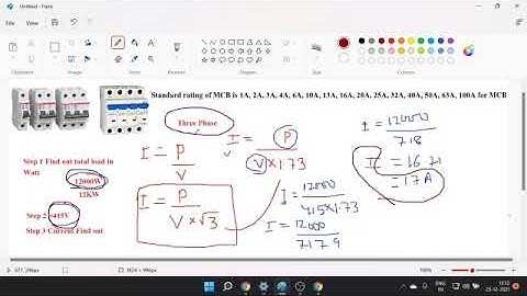 MCB Three Phase,How to Calculate Circuit Breaker for Three Phase Connection