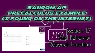 AP Precalculus Section 1.7 Example: Find the Leading Coeffients of a Rational Function