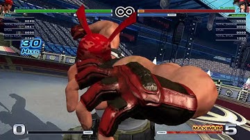 KOF XIV Ralf Combo Damage 1067