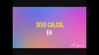 Wendy Cathalina Diso calcul lyrics instrumental