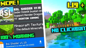 "OMG RTX SHADERS MCPE 1.19+ || Realistic shaders for Minecraft pe"