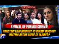 Revival Of Punjabi Cinema - Naeema Butt Action Scene se Injured? - BULLAH Movie Cast - Tabish Hashmi