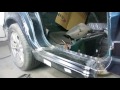 Ремонт кузова БМВ 525. ч.I  Косметический ремонт порогов.#BMWKarosseriereparatur