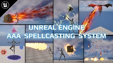 NEW COURSE !!! Unreal Engine AAA Spellcasting System