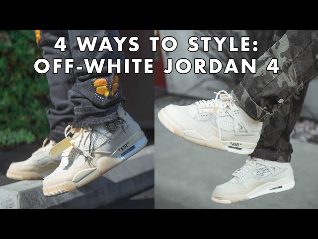 How to style: Jordan 4 Off-White Sail – Sneakin