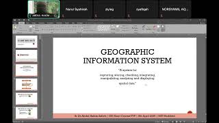 FYP GIS Short Course Part 1 By AHS, 2026