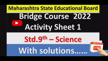 science day 1 9th bridge course || bridge course day 1 class 9 2022-2023