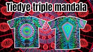 Discover the Magic of Triple Mandala Tie Dye  StepbyStep Tutorial