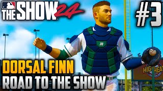 MLB The Show 24 Road to the Show | Dorsal Finn (Catcher) | EP3 | DOUBLE-A DEBUT