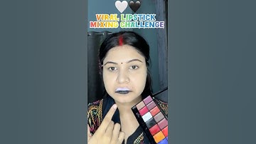 Viral lipstick mixing challenge 😍🥰#shortsviral #shortvideo #shortsvideo #shorts #short #youtube