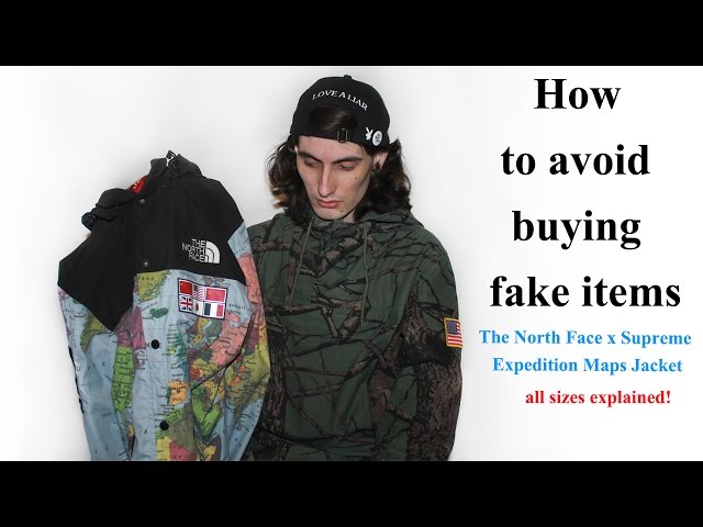 How to avoid buying fake items The North Supreme Expedition Jacket - YouTube