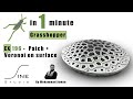 Grasshopper in 1 minute - EX 196 - Patch + Voronoi on surface