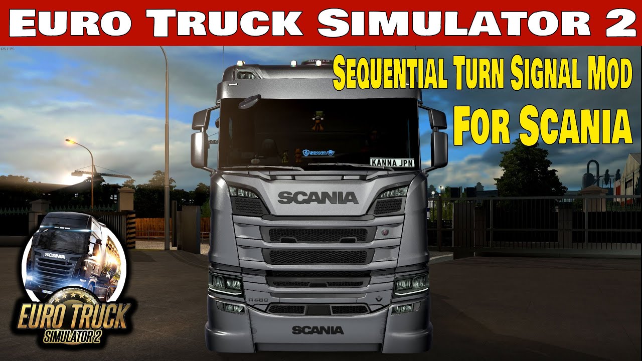 Ets2 1 37 Sequential Turn Signal Mod 流れるウィンカーmod Youtube