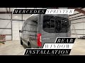 How to Install Rear Windows on a Mercedes Sprinter Van