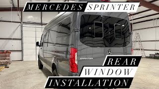 How to Install Rear Windows on a Mercedes Sprinter Van