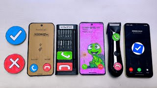 Button Only vs Xiaomi 17 vs Screwdriver vs Galaxy S26U vs Hair Clipper vs Galaxy a25 incoming call