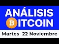 ✅Análisis Bitcoin en Vivo Hoy ( 22 de Noviembre 2022 )