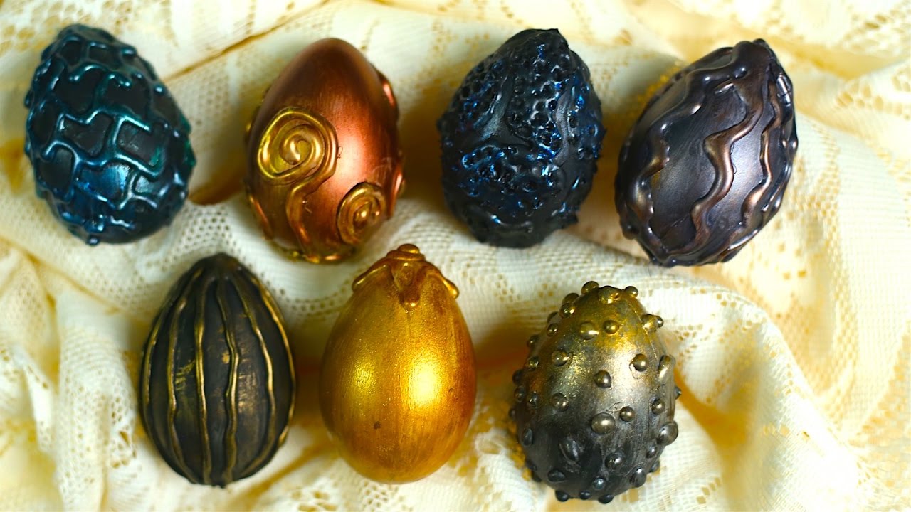 How To Make Dragon Eggs! Harry Potter Inspired Easter Decoration Craft! - YouTube