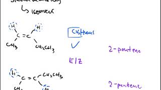 CHM 251 Stereochemistry Part 2:  Stereoisomer:  A Cis and Trans Orientation Vs E and Z Orientation