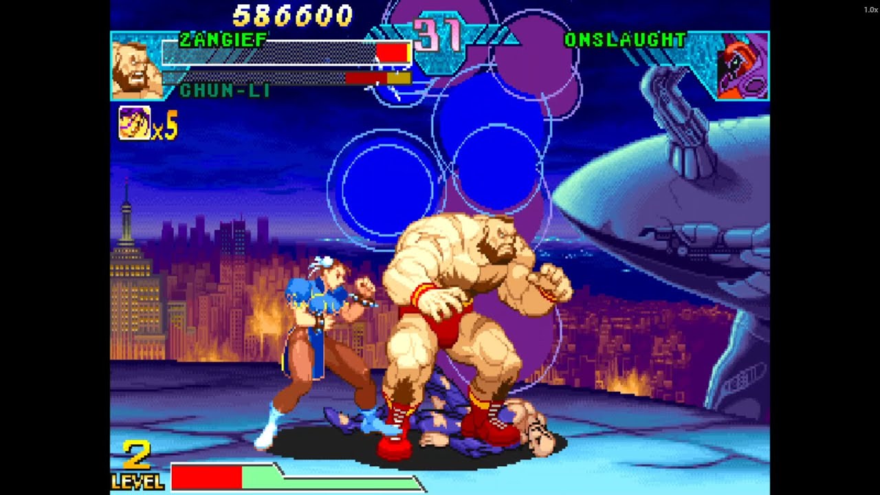 ZANGIEF & CHUN-LI — Muscle Meets Lightning Speed! | Marvel vs Capcom: Clash of Super Heroes Tag Team