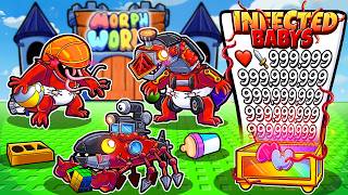 Leaking Baby Infected Monsters In Morph World