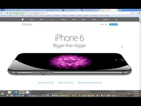 How to Pre order Iphone 6 | Fast Checkout from apple store