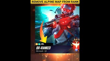 Remove Alpine Map From Rank 😱 100% Working  #freefireshorts #freefire #shorts