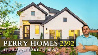 Perry Homes | Legacy at Lake Dunlap | 2392 Plan | 4 Beds | Model Home Tour | New Braunfels, TX